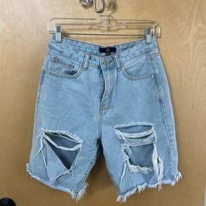 Misguided Bermuda Jean shorts